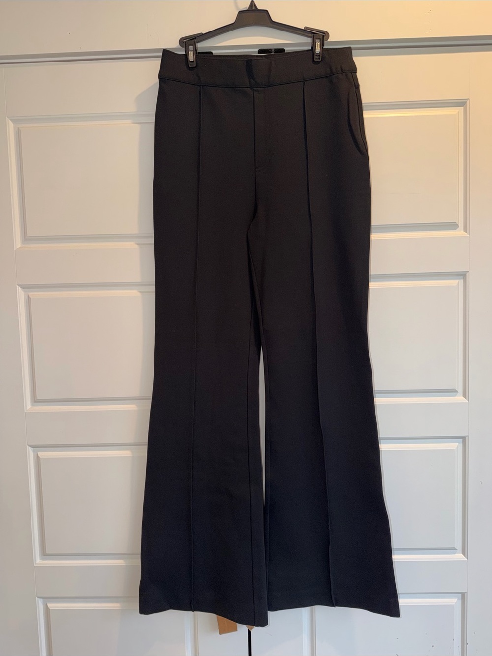 Spanx Perfect Fit Ponte Flare Pants Black Large Tall EUC Workwear Quiet Luxury